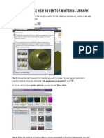 How To Make New Inventor Material Library