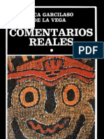 INCA GARCILASO. Comentarios Reales Libros I-III