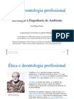 Ética e deontologia profissional