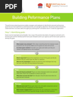 Building Peformance Plans: Actsheet