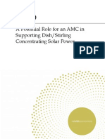 A Potential Role for an AMC in Supporting DishStirling Concentrating Solar Power