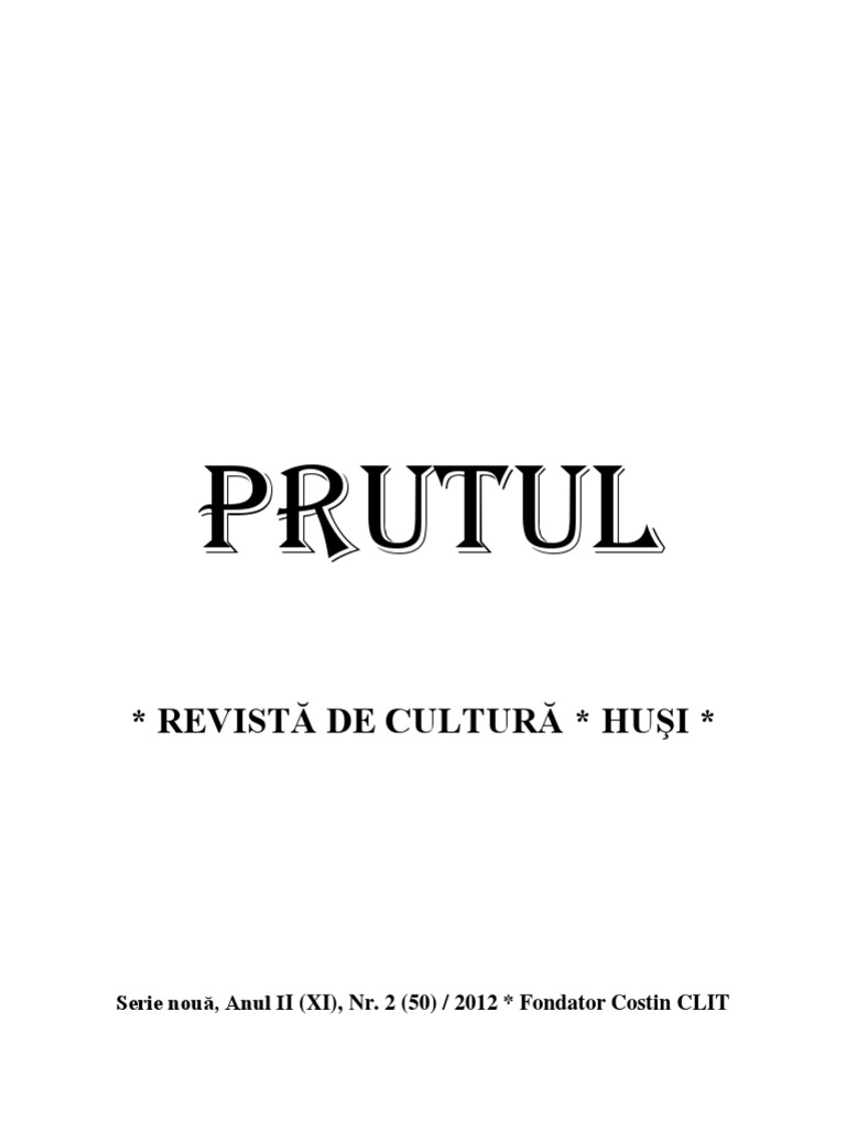Prutul 50 16.06.2013 | PDF