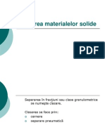 Separarea Materialelor