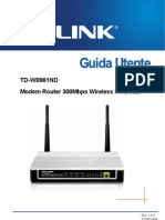 Modem Router Tp-link 300Mbps Wireless N ADSL2 Td-w8961nd