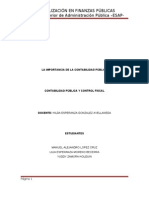 Ensayo Sobre La Contabilidad Publica Inicial