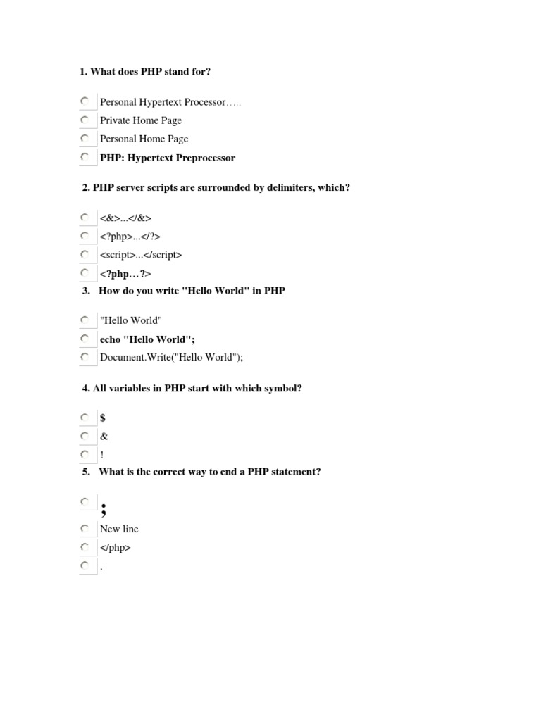 Php Server Scripts Are Surrounded By Delimiters