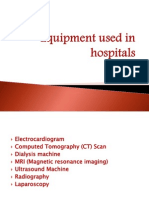 Equipment Used in Hospitals