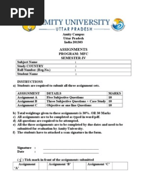 Assignment