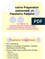 Pre-Op Preparation and Assessment of Pediatric Patients