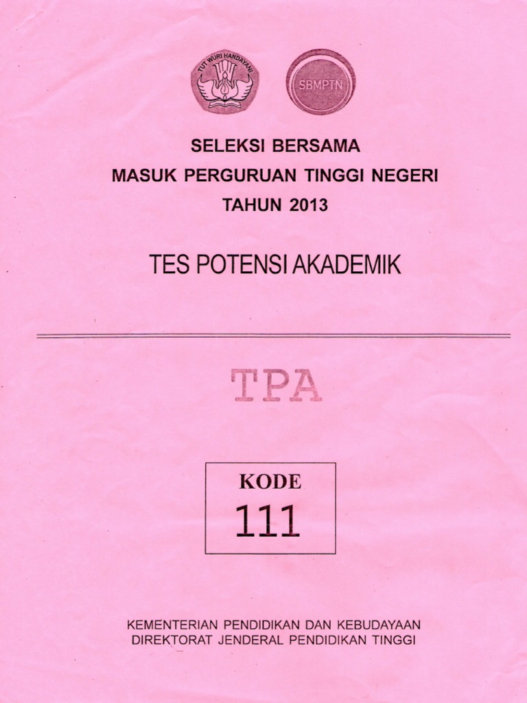 Soal Latihan Tes Masuk Sma  Smk Dan Tes Penjurusan Atau