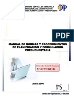 Manual de Planificacion y Formulacion PresupuestariaF