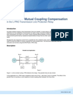 Using Parallel Line Mutual Coupling Compensation LPRO Distance Relay