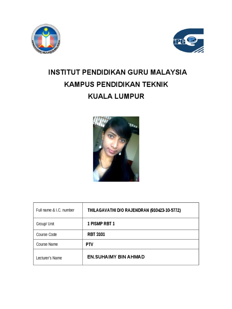 IPG Malaysia: PTV Course Details | PDF | Science & Mathematics
