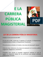 Ley de La Carrera Pública Magisterial