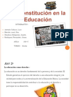 Constitucion Educacion