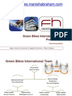 Green Bikes International Project Presentation FH WELS, Austria 