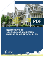 Same-sex housing market discrimination
