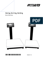 Acculab Va Series Operations Manual