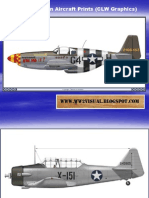 WW II American Aircraft Prints (CLW Graphics)