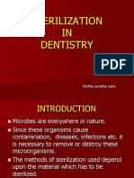 Sterilization in dentistry