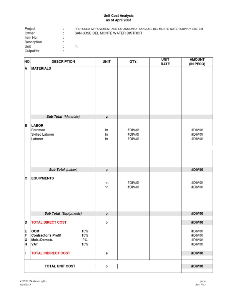 San Jose Del Monte Water Supply Expansion | PDF | Value Added Tax ...