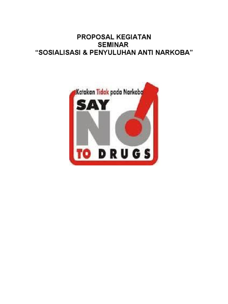 Proposal Penyuluhan Narkoba