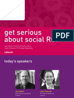 Get Serious About Social ROI 