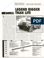 Jeep Wrangler Autoweek June 27 1994