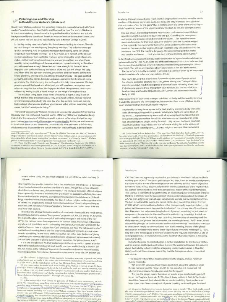 James K.A. Smith On David Foster Wallace PDF Religion And