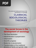 Classıcal Socıologıcal Theorıes