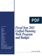 Unified Planning Work Program and Budget 2011