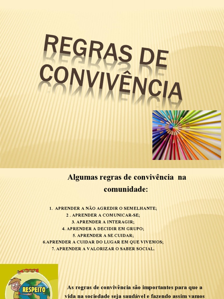 Regras de Convivência na Sociedade | PDF | Cidadania | Poder (social e ...