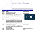 Communication, International Studies and Languages: Undergraduate Orientation Programs Study Period 2 2013