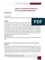 Clínica de La Familia Un Innovador Modelo de Negocio