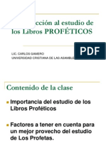 01 Introduccion A Los Libros PROFETICOS