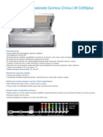 Auto Analizador Química Clínica LW C200iplus