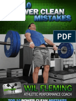 Top 10 Power Clean Mistakes