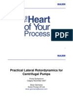 Practical Rotordynamics for Centrifugal Pumps