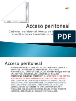 Acceso Peritoneal