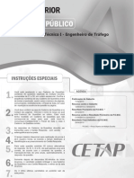 Cetap 2010 Detran Rr Engenheiro de Trafego Prova