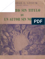 El Libro Sin Titulo de Un Autor Sin Nombre - Dr. Jorge Adoum - Facsimil