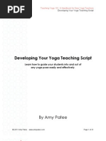 Download Developing Your Yoga Teaching Script by Lee Pin Wei SN148891161 doc pdf