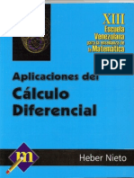 Cálculo Diferencial y sus Aplicaciones. Nieto, José. Escuela Venezolana