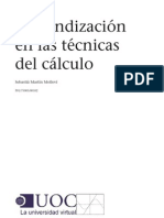 Profundización en las Técnicas del Cálculo. Martín, Sebastià