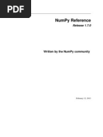 Numpy Reference