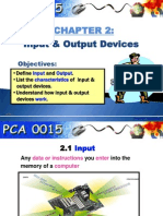 Input & Output Devices: Objectives