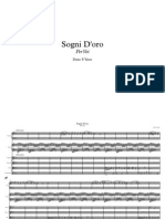 Sogni D'Oro - Full Score