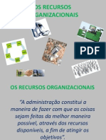 Os Recursos Organizacionais