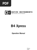 B4 Xpress Manual English