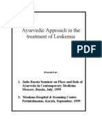 A Yurvedic Approach in The Treatment of Leukaemia